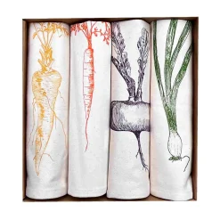 Clearance Set of 4 Root Vegetable Napkins Table Setting|Kitchen Textiles & Clothing