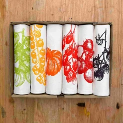 New Set of 6 Tomato Napkins Table Setting|Kitchen Textiles & Clothing