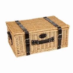 Hot Louvre Natural Picnic Basket, 6 Person Picnicware|Disposable Tableware