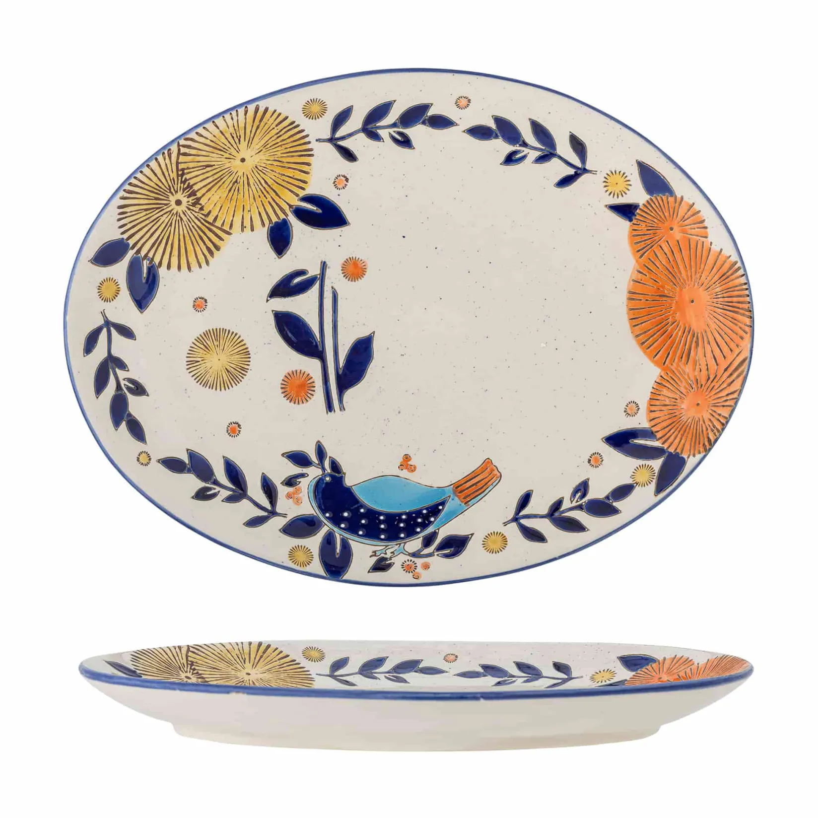 Lynna Floral Serving Plate, 34cm Serveware|Tableware Brands