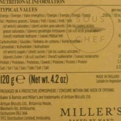 New Madagascan Bourbon Vanilla Biscuits, 120g Ingredients Brands|Cakes & Bakery