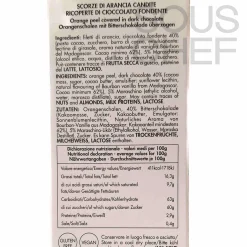 Sale Chocolate Covered Orange Peels, 75g Ingredients Brands|Italian Ingredients