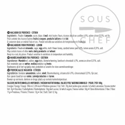 Clearance Lemon Macaroons, 230g Ingredients Brands|French Ingredients