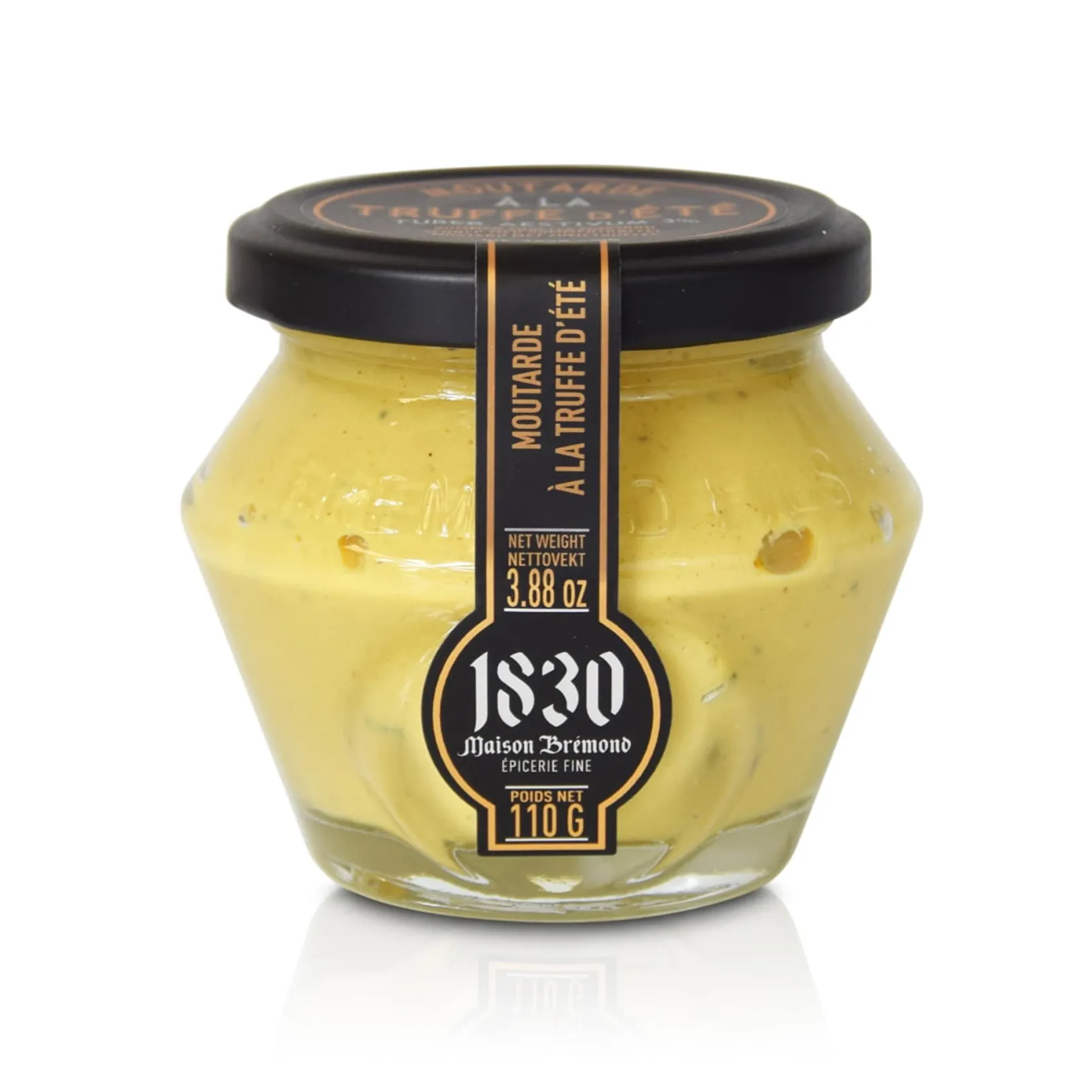 Outlet Mustard With Summer Truffle, 110g Ingredients Brands|French Ingredients