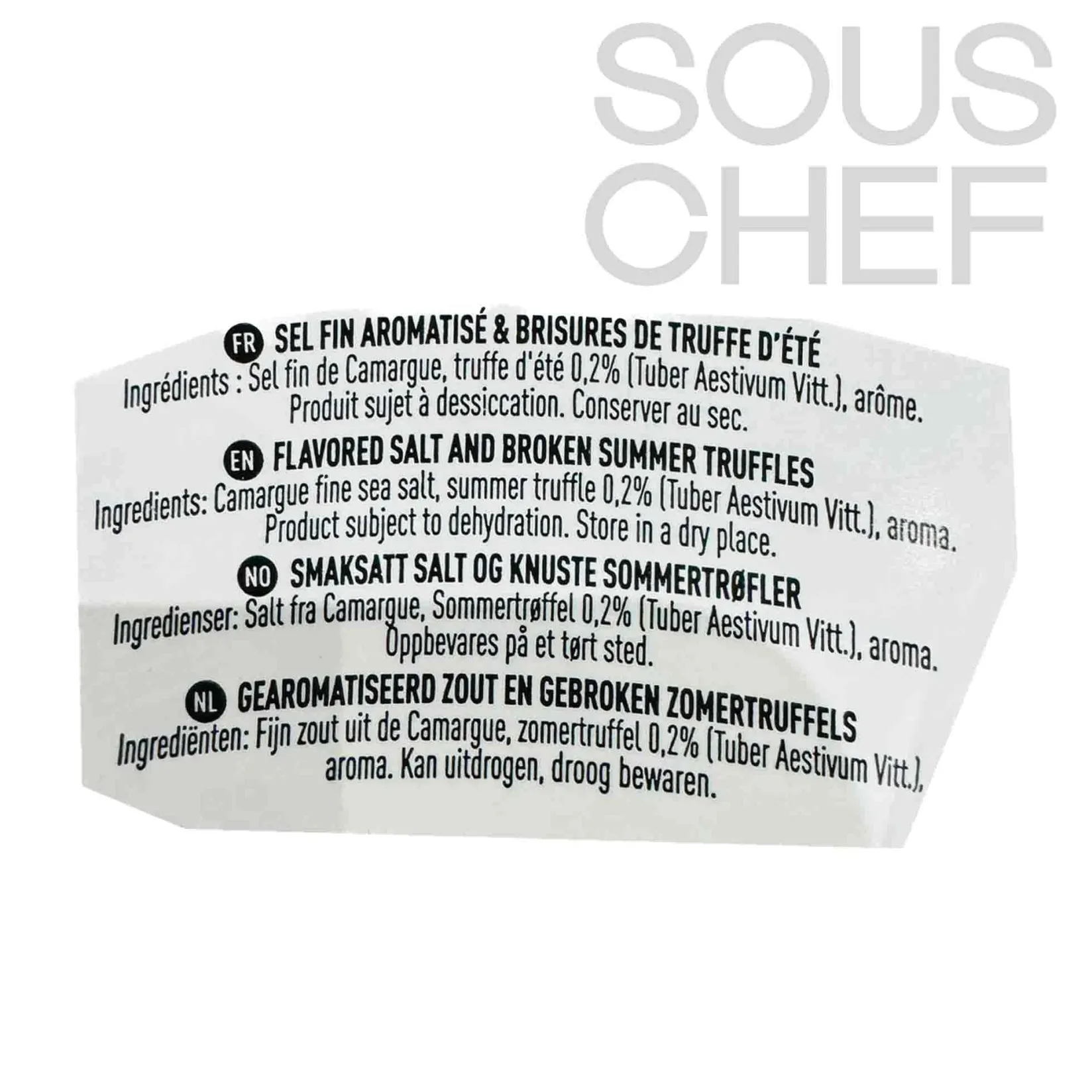 Hot Summer Truffle Salt, 140g Ingredients Brands|French Ingredients