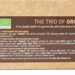 Clearance x Sous Chef Trio of Organic Cocoa Spreads, 130g Ingredients Brands|French Ingredients