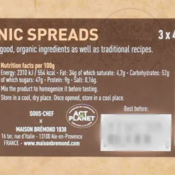 Clearance x Sous Chef Trio of Organic Cocoa Spreads, 130g Ingredients Brands|French Ingredients