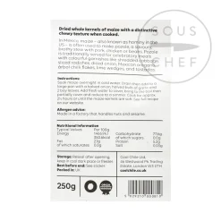 New Maize for Pozole, 250g Ingredients Brands|Mexican Ingredients