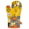 Sale Man with a Pan Double Sided Oven Mitt Kitchen Textiles & Clothing