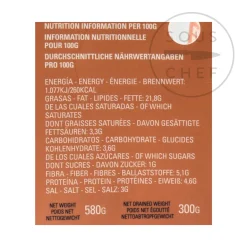 Hot Manzanilla Olives Stuffed with Almond, 580g Ingredients Brands|Spanish Ingredients