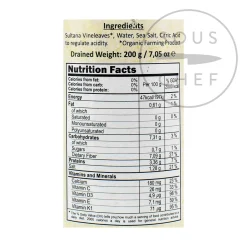 Hot Organic Vine Leaves in Brine Ingredients Brands|Greek Ingredients