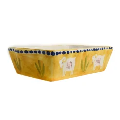 Best Gallina Yellow Goat Rectangular Roasting Dish Baking Supplies & Equipment