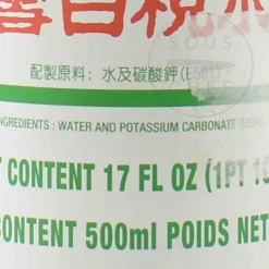 Online Lye Water, 500ml Ingredients Brands|Chinese Ingredients