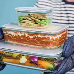 3 Piece Easyclip Storage Box Set, Nordic Sage Tableware Brands|Food Storage & Containers