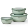 New Cirqula Round 3 Piece Set, Nordic Sage Tableware Brands|Food Storage & Containers