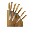 8 Piece Knife Block Set Kitchen Knives