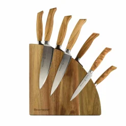 8 Piece Knife Block Set Kitchen Knives