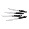 Discount Avanta Steak Knife, Set of 4, Black Kitchen Knives