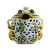 Online Mexican Hand Painted Floral Frog Sugar Bowl Mexican Ingredients|Tableware Brands