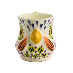 Outlet Mexican Hand Painted Rooster Mug with Green Detail Mexican Ingredients|Tableware Brands