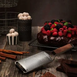 Online Master Series Walnut Handle Fine Grater Kitchen Tools & Utensils
