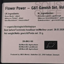 Best Gin Botanicals Garnish Set - Flower Power Ingredients Brands|Baking Ingredients