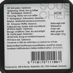 Clearance IGP Penja Black Peppercorn, 50g Herbs & Spices|Ingredients Brands