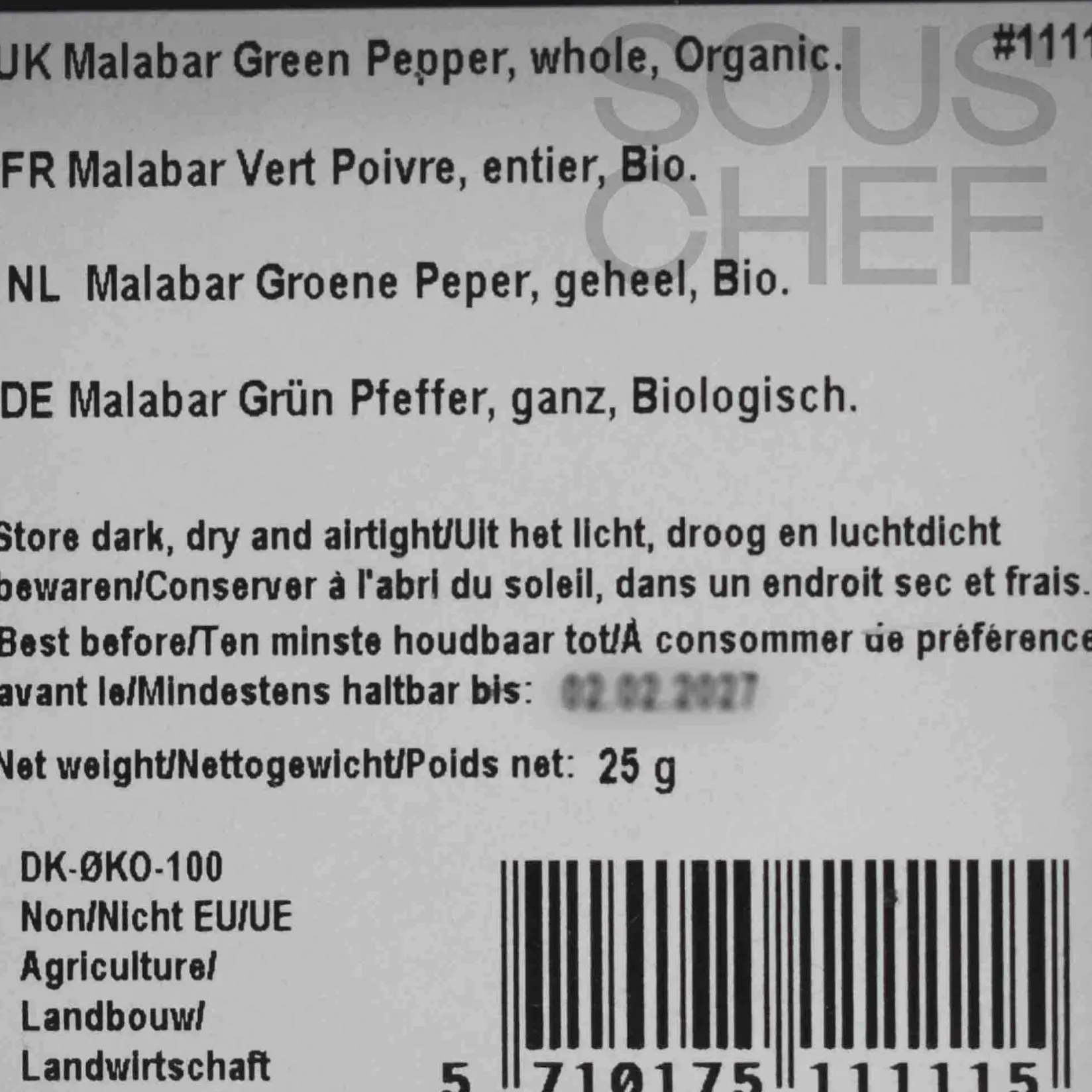 Sale Organic Malabar Green Peppercorn, 25g Ingredients Brands|Indian Ingredients