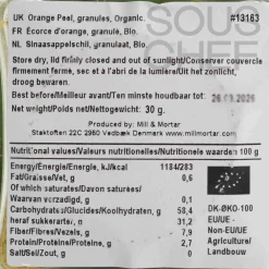 Outlet Organic Orange Peel, 30g Middle Eastern Ingredients|Baking Ingredients