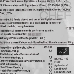 Outlet Organic Preserved Lemon Granules, 40g African Ingredients|Herbs & Spices