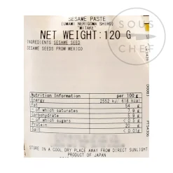 Umami Nerigoma Shiro - White Sesame Paste, 120g Ingredients Brands|Japanese Ingredients