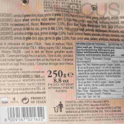 Discount Mafalde Pasta with Wheat Germ, 250g Italian Ingredients|Pasta, Rice & Beans