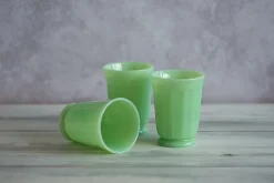 Jade Milk Glass Tumbler Tableware Brands|American Ingredients