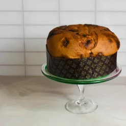 Murano Glass Green Cake Stand, 25cm Tableware Brands