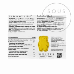 Online My Favourite Bear Banana Biscuits, 100g Ingredients Brands|Made In The Uk