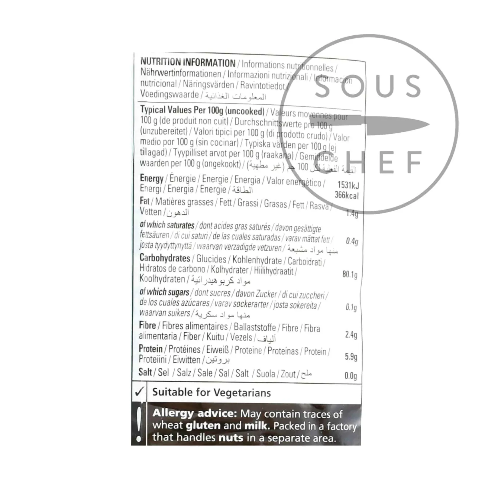 Outlet Ground Rice, 1.5kg Indian Ingredients|Pasta, Rice & Beans