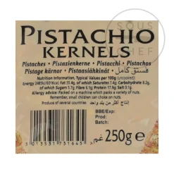 New Pistachio Kernels, 250g Ingredients Brands|Indian Ingredients