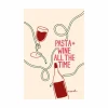 Clearance Pasta and Wine Tea Towel Kitchen Textiles & Clothing