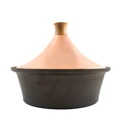 Online Copper Tagine with Spun Iron Base, 7 litre Made In The Uk|Pots & Pans