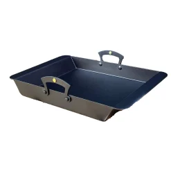 Outlet Spun Iron Roasting Tray, 22x24cm Baking Supplies & Equipment