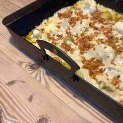 Outlet Spun Iron Roasting Tray, 22x24cm Baking Supplies & Equipment