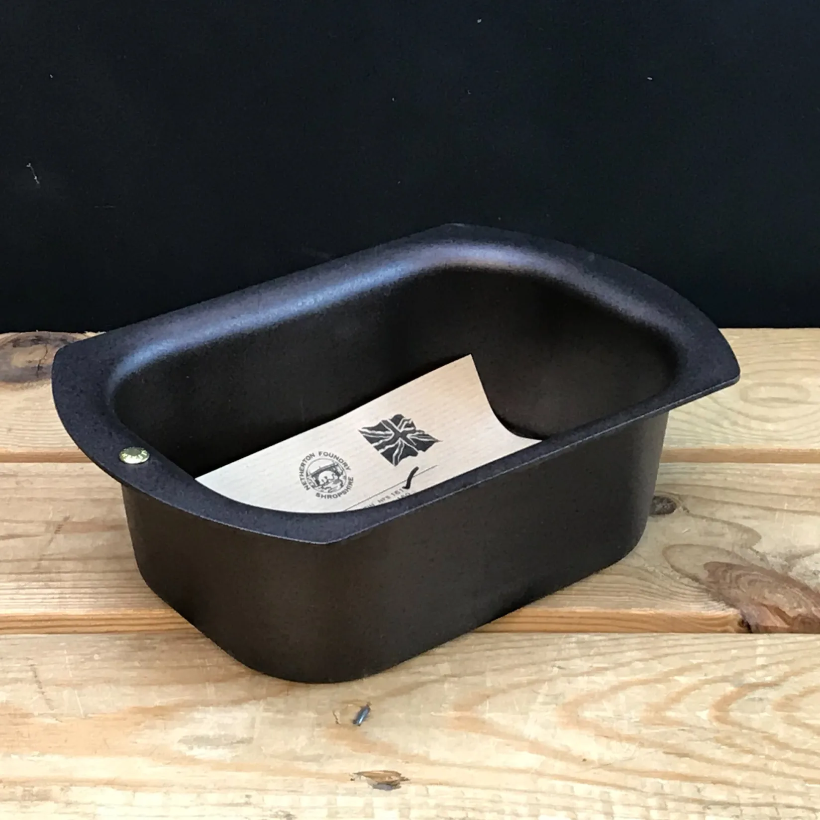 New Spun Iron Loaf Tin, 1lbs Baking Supplies & Equipment