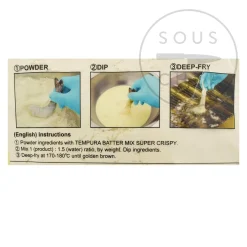 Outlet Tempura Batter Mix Super Crispy, 1.5kg Japanese Ingredients|Sauces & Condiments