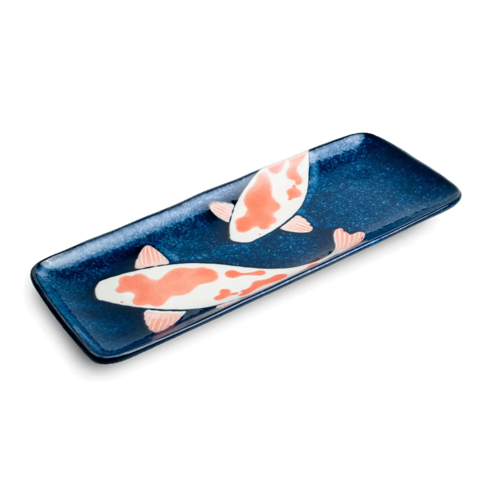 Sale Nishikigoi Sushi Plate, 31cm Plates|Japanese Tableware