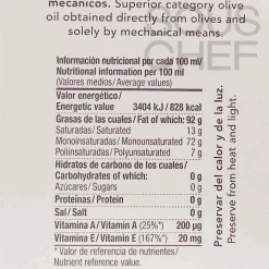 Clearance Centenarium Premium Picual Extra Virgin Olive Oil, 500ml Ingredients Brands|Spanish Ingredients