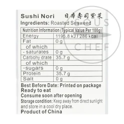 New Nori Sheets, 28g Japanese Ingredients|Vegetables