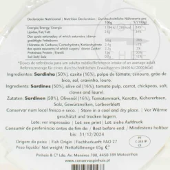 Outlet Sardine Pate in Olive Oil, 65g Ingredients Brands|Tinned Fish & Seafood