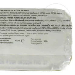 Hot Spicy Horse Mackerel in Olive Oil, 125g Ingredients Brands|Tinned Fish & Seafood