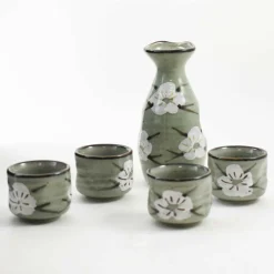 Online Ocha Sake Set, 5 Pieces Japanese Ingredients|Tableware Brands