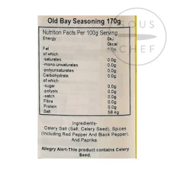 Old Bay Seasoning Ingredients Brands|American Ingredients